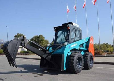 China Full Hydraulic System Big Skid Steer Loader 75HP Power 950kg Load Capacity for sale