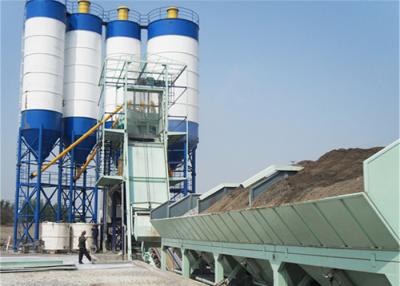 China 100 CBM Per Hour Concrete Mixer Machine 100 Tons Cement Silo for sale