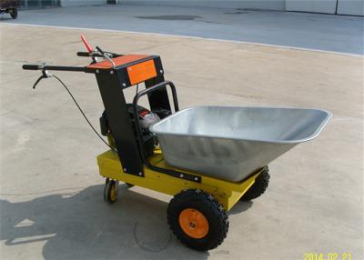 China 4HP Gasoline Engine 4 Wheel Concrete Dumper Machine For Engineering Construction for sale