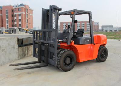 Cina 7 tonnellate di carrello elevatore a forcale industriale diesel con altezza libera dell'ascensore di 197MM in vendita