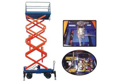 China 300KG Capacity Electric Hydraulic Mobile Scissor Lift 11M Lifting Height for sale