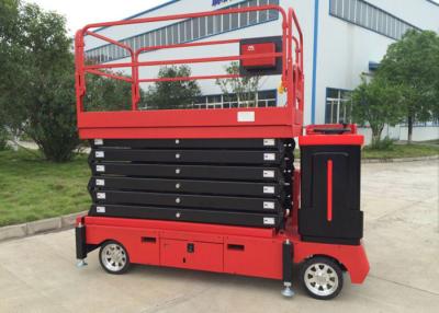 China 6-11M Electric Self - propelled Scissor Lift / Aerial Work Platform 300KG Lift Capacity for sale