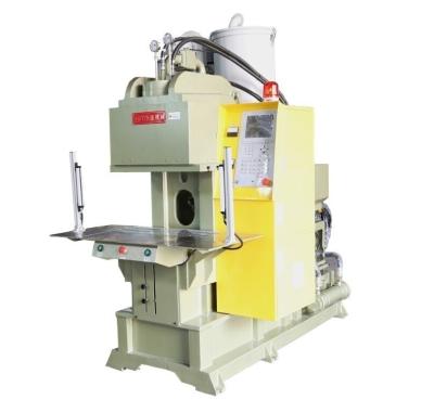 China Plug Power Cord Moulding Machine Vertical Plastic Injection Molding Machine 55T for sale