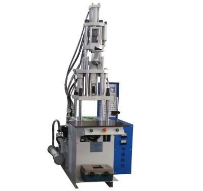 China Fabricantes de máquinas de moldagem por injecção vertical de plástico de pequena dimensão de 20 T com 0 mm de curso aberto à venda