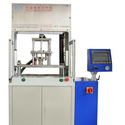 China Máquina de moldagem por injecção de cola quente de baixa pressão de 8 mm de diâmetro de parafuso JTT-100 DR para PCB à venda