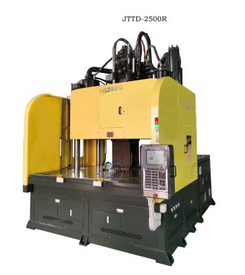 China 250T Low Work Table Vertical Injection Molding Machine With Rotary Table  JTTD-2500R for sale