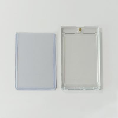 China Clear Rigid toploaders UV Protection Magnetic Card Holder 35pt for sale