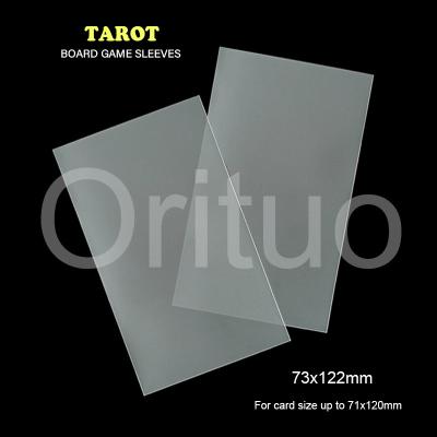 Chine Accessoires de jeu Cpp Tarot Board Game Sleeves 73x122mm Tarot Card Sleeves à vendre