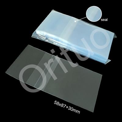 China Clear Sealable Inner Sleeves 58x87+30mm Yugioh Small Sleeves for sale