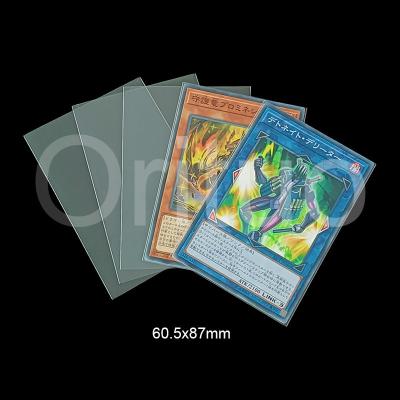 China Clear Yugioh Inner Card Sleeves 60x87mm Perfect Size For Small Cards Protection for sale