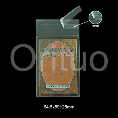 중국 Mtg 포켓몬 트레이딩 카드 슬리브 재밀봉 가능 64x89mm 정확한 내부 슬리브 판매용