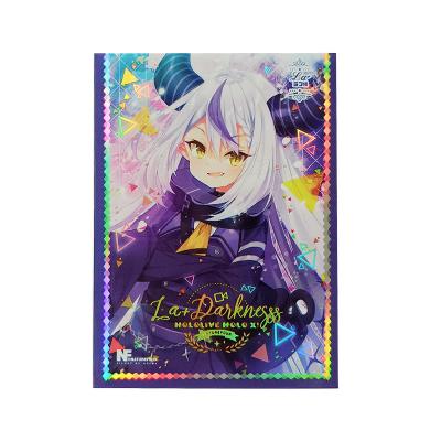 China OPP Custom Printed Trading Card Sleeve Holographic Shining 66x91mm ISO for sale