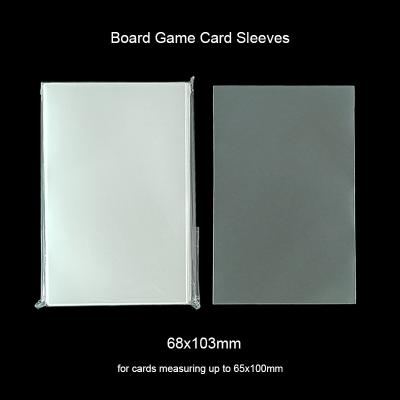 China Cpp Matte Clear Sleeves Non Glare OEM Card Barrier Sleeves 68x103mm for sale