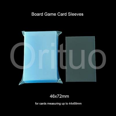 China Easy Shuffling Card Board Game Sleeves PVC Free 46x72mm Size for sale
