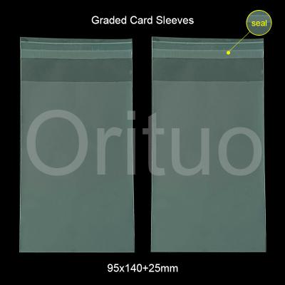 Chine Slab Sport Card Sleeves / Psa Grading Sleeves Avant refermable transparent à vendre
