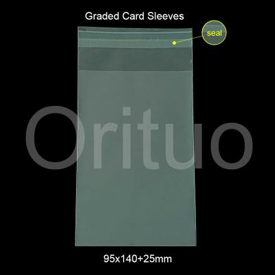 China Premium Perfect Fit Psa Card Sleeves No PVC / Acid Free With Size 95x140+25mm for sale