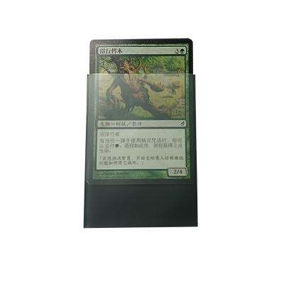 China 66X91mm Deck Protector Trading Card Sleeve PVC Free Double Matte Non Glare SGS for sale