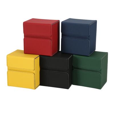 China PCG 100+ Deck Card Box Durable Multiple Colors Card Storage Box Tcg for sale