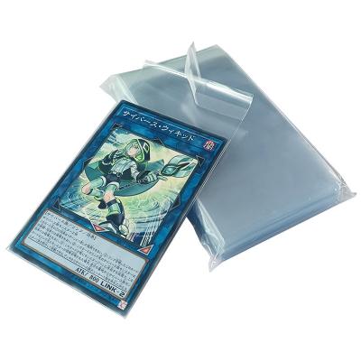 China CPP Small Card Sleeves 60x87mm Pokemon Resealable Card Sleeves for sale