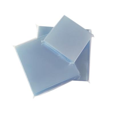China Environmental PP Clear Card Protectors 53x53mm Mini Square Prime Board Game Card Sleeves for sale
