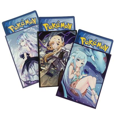 China Custom Printed Art Card Sleeves For Game Pokemon Yugioh MTG Magic Card Standard Small Size Available Custom Made for sale