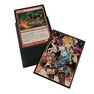 China Luvas plásticas do cartão do Anime das luvas do cromo de coleção do jogo de Custom MTG do fabricante da luva do cartão à venda