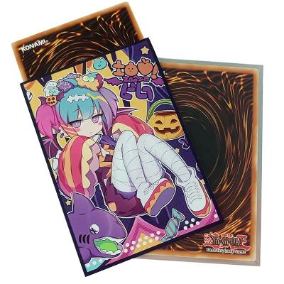 China Custom 62x89mm Holographic Art Printed  Yugioh Card Sleeves Packaging in OPP Bag for sale