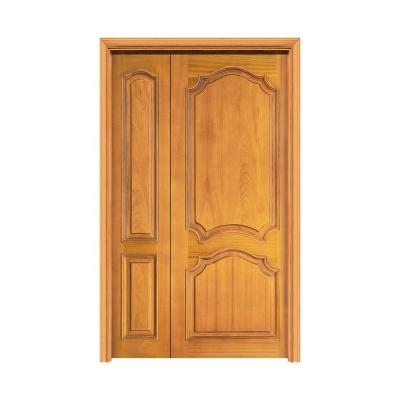 China Waterproof Finished Surface Solid Wood Entrance Doors 125cm Length OEM for sale