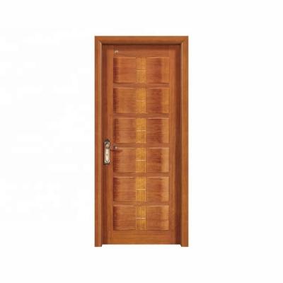 China Carving Solid Engineered Fireproof Wood Doors 50mm Thick Eco Friendly for sale