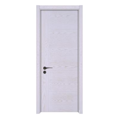 China Hotel Bedroom Solid Wood Flush Doors 160cm 6 Layers PU Painting for sale