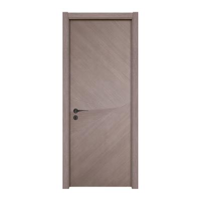 China Crackproof Interior Solid Wood Flush Door Architrave 70mm Width For Office for sale