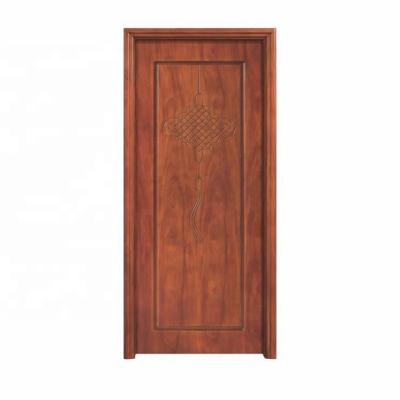 China Composite Veneer MDF HDF Wood Doors Waterproof PU Paint For Hotel for sale