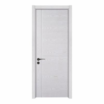 China Sapele Plain MDF 90cm Solid Wood Flush Doors 6 Layer Painting For School for sale