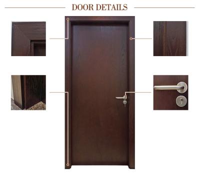 China MDF Soundproof Wooden Laminate Doors 208cm Height For Residential for sale