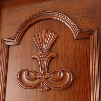 China Interior Carved Wooden Laminate Doors 205cm Break Resistance for sale