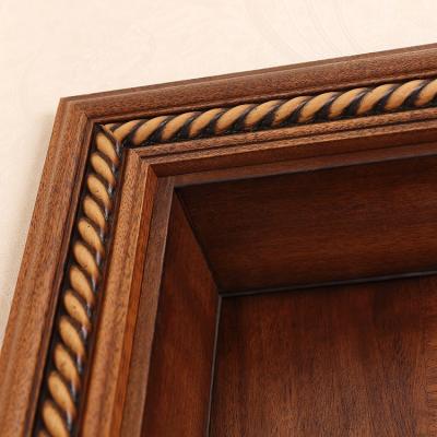 China Composite Wood HDF Interior Door 2.1m Height Teak Wood Veneer for sale