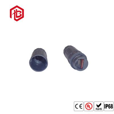China 8P 8C M19 RJ45 Waterproof Connector IP67 IP68 Front Panel Mount RJ45 Socket for sale