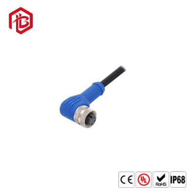 China IP68 Waterproof 3 Pin Connector M12 Sensor Connector Panel Mount 6pin for sale