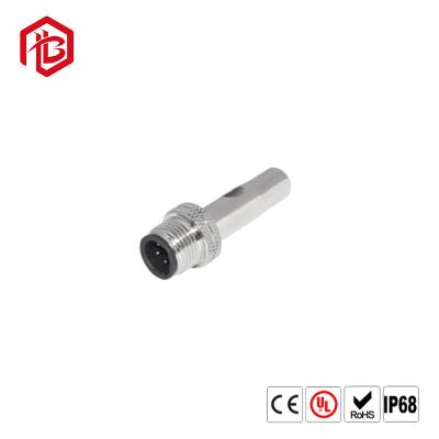 China IP67 Circular Female Male M12 2 3 4 5 6 8 Pin Front Panel Mount LED Circular Cable Waterproof Wire Connector for sale