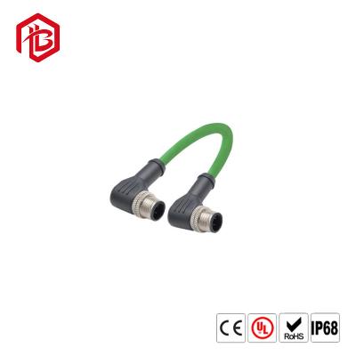 China 2 Pin M12 Pvc Molded Male Female Waterproof Cable Connector for sale