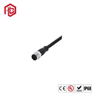 China M12 Sensor Waterproof Male Female Connector 2m Cable 2 3 4 5 6 7 8 PIN for sale