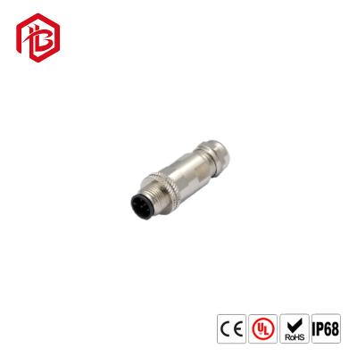 中国 3pin M12 Male And Female Connectors IP67 Screw Locking System Signal Connector Sensor Female Cable 販売のため