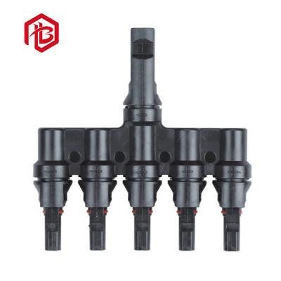 China Custom T Branch Solar Panel PV Connectors MC 4 1 to 2 3 Photovoltaic DC Conector for sale