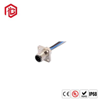 Китай Штырь соединителя 8 держателя панели M12 PCB кода M12 x женский задний для знака продается