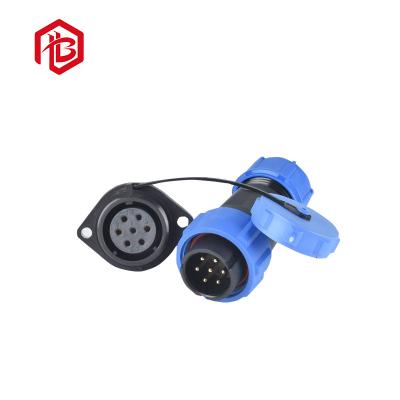 China 6 7 9 Pin SP 17 21 Waterproof Cable Connector USB Female Male Plug Socket IP68 Panel Mount for sale