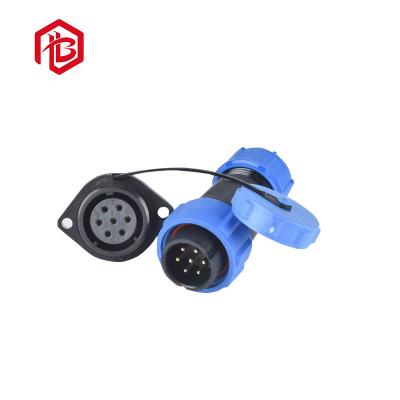 China SP13 Series 3 Pin IP68 Plastic Circular Connector For LED Screen 7 9 Pin Waterproof Cable for sale