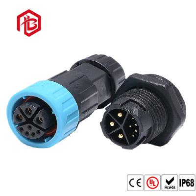 China 250V 5A Circular Waterproof Connector Straight/Angled For Industrial Applications for sale