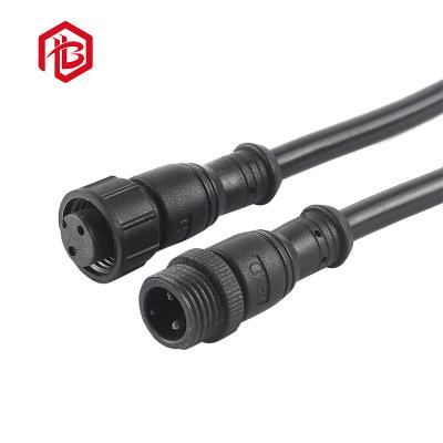China M15 PVC Waterproof Terminal Line Shared Electric Vehicle Power Cord Plug LED Strip Connector for sale