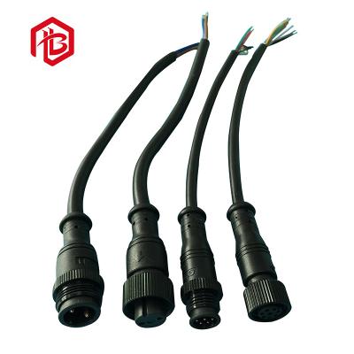 China UL Aprobado ip68 M16 2 3 4 5 pin Nylon Metal Nut Cables de conexión masculino y femenino en venta