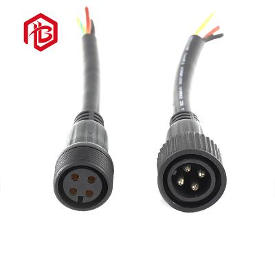 China M29 2 3 4 5 Pin LED Outdoor Waterproof Connector Cable Solar Power Cable Nylon / PVC for sale